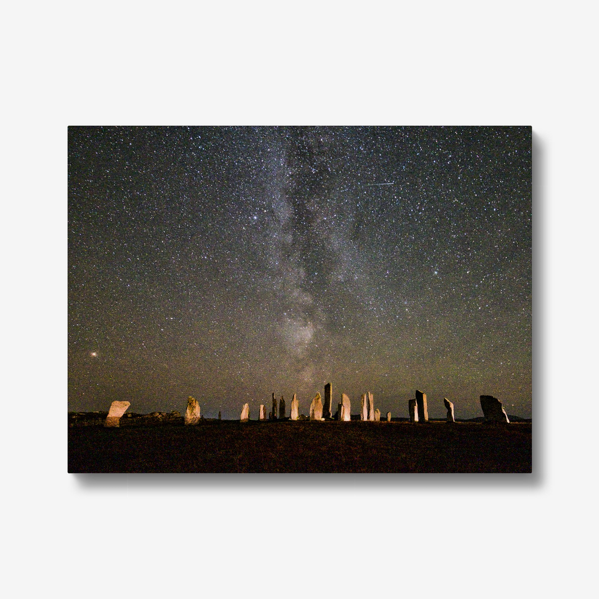 Callanish Standing Stones and the Milky Way Canvas Print
