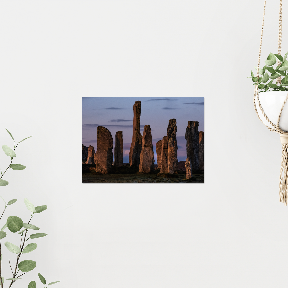 Callanish and the Southern Lunar standstill moon - Fine art print