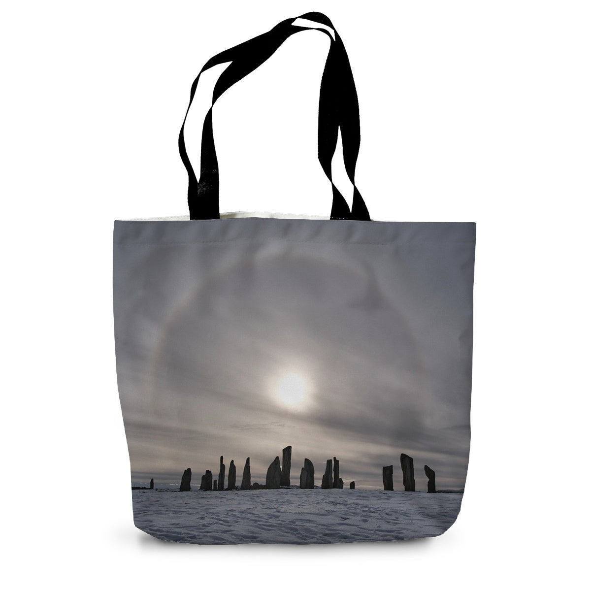 Sun Halo over the Callanish Stones  Canvas Tote Bag