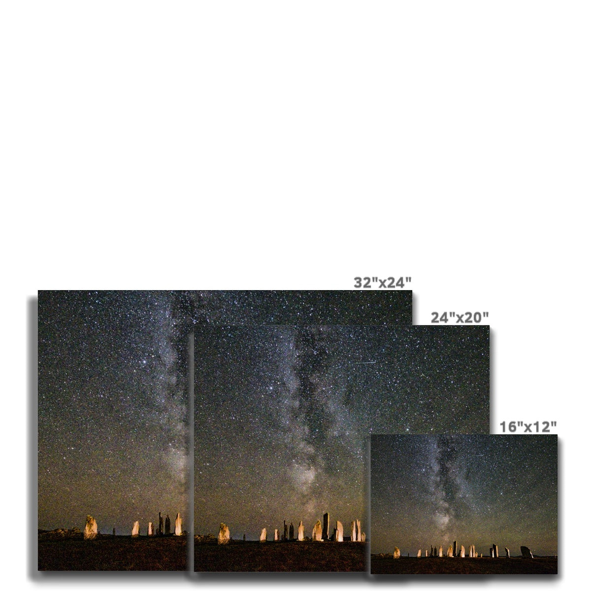 Callanish and the Milky Way  Canvas