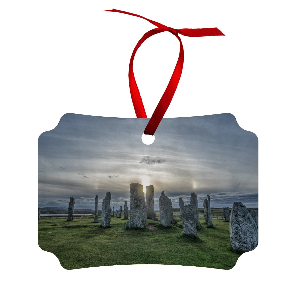 Callanish and Sundogs Wood Ornament