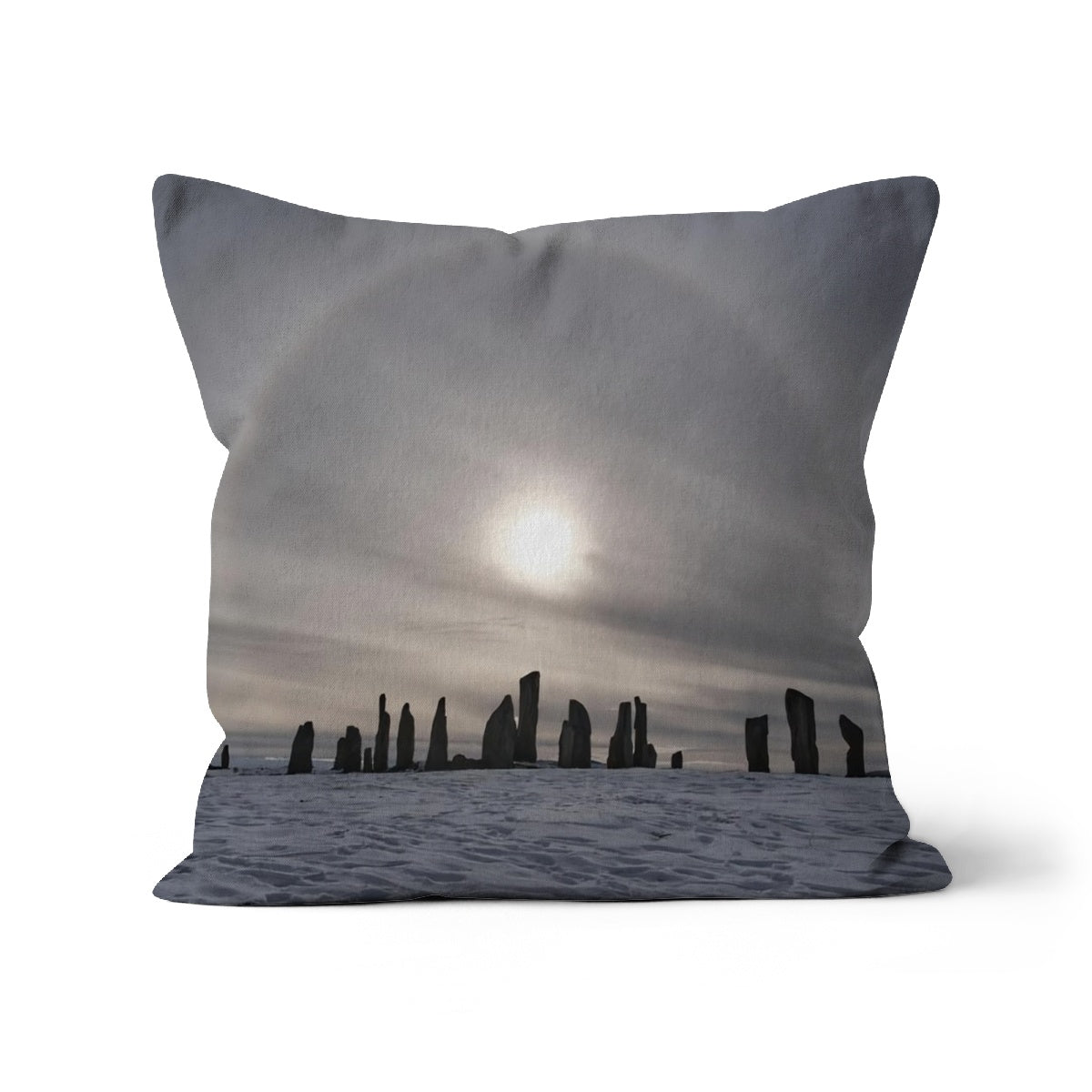 Sun Halo over the Callanish Stones  Cushion