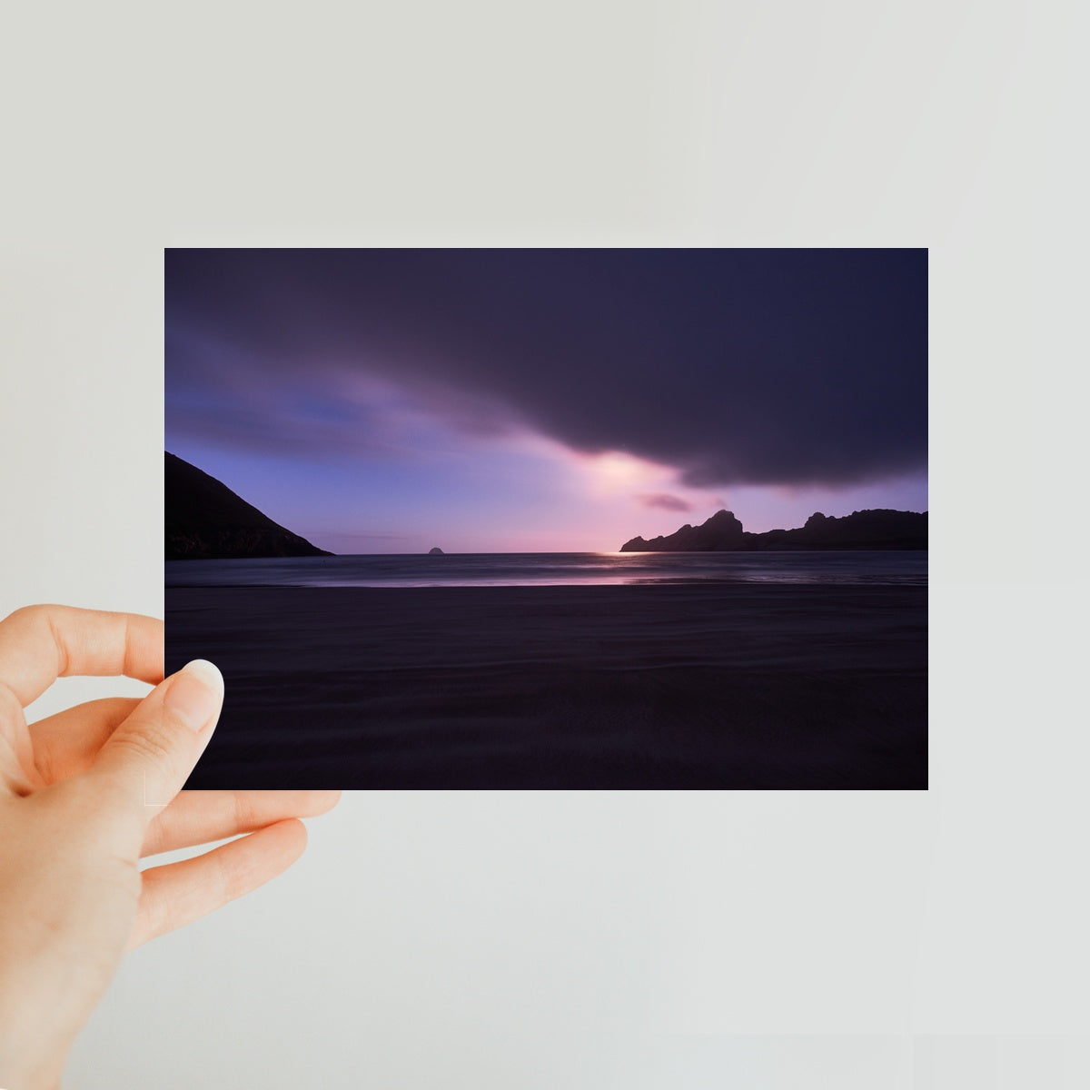 The Bay, Hirta, St Kilda by Moonlight Classic Postcard
