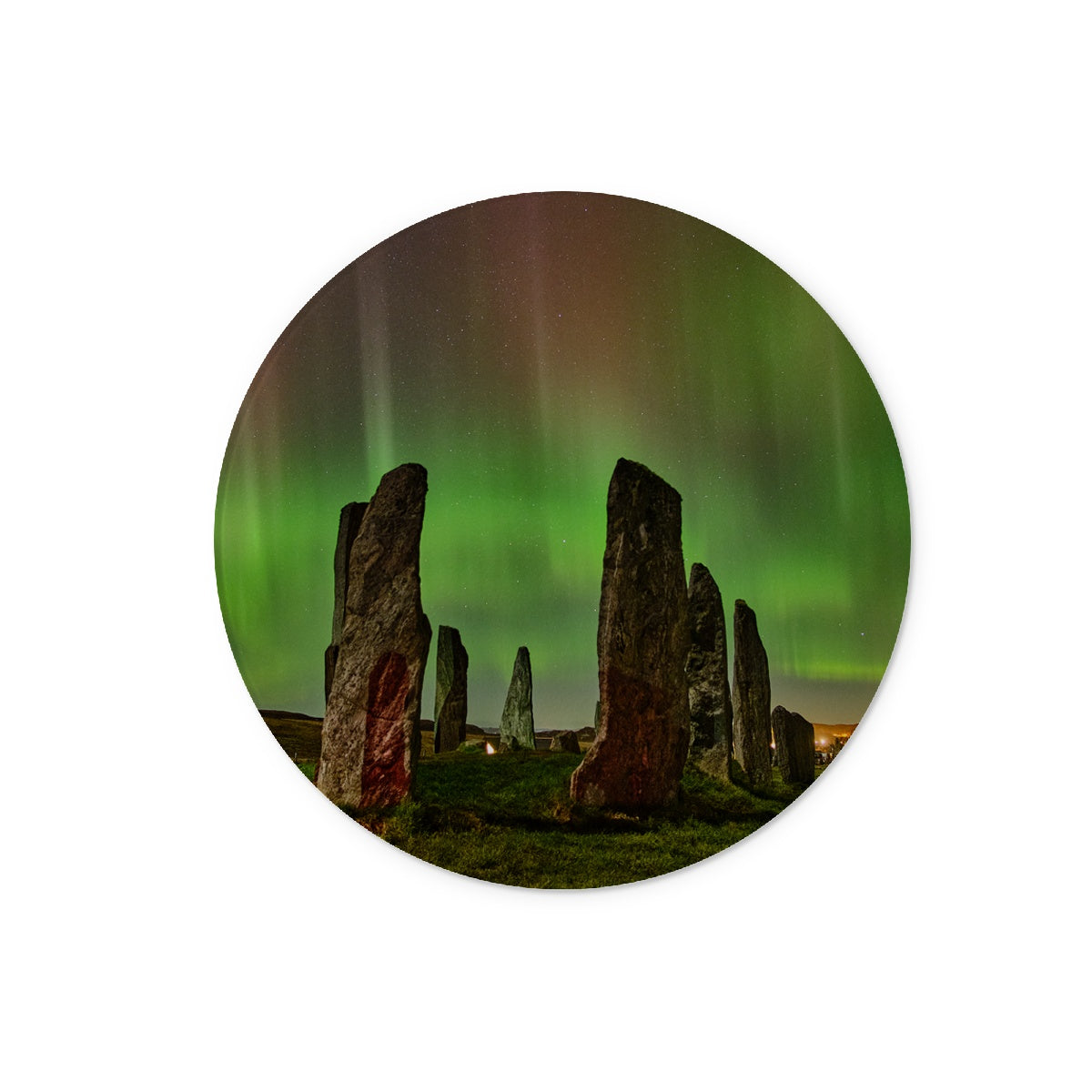 Callanish February '23 Active Aurora Glass Chopping Board