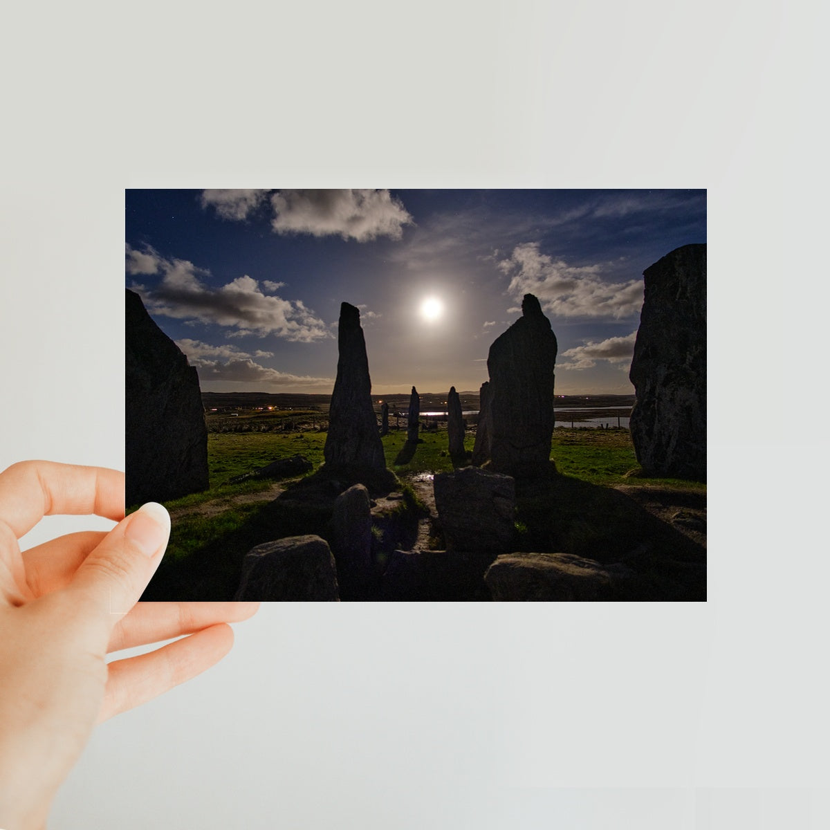 Callanish Cairn and Moon Classic Postcard