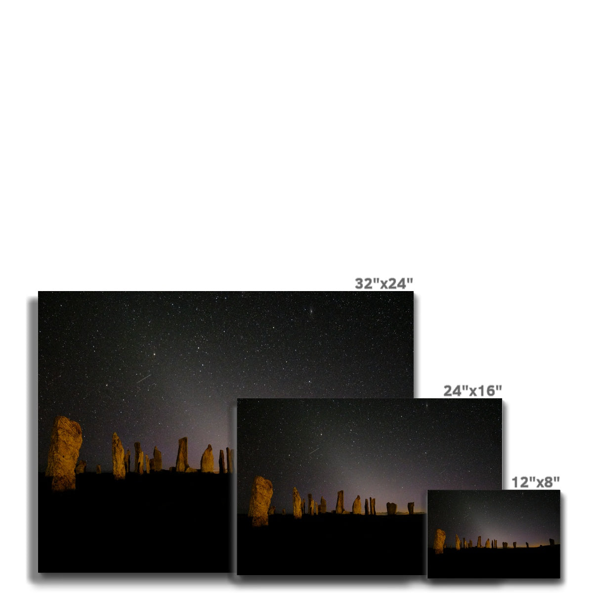 Callanish and Zodiacal light Canvas