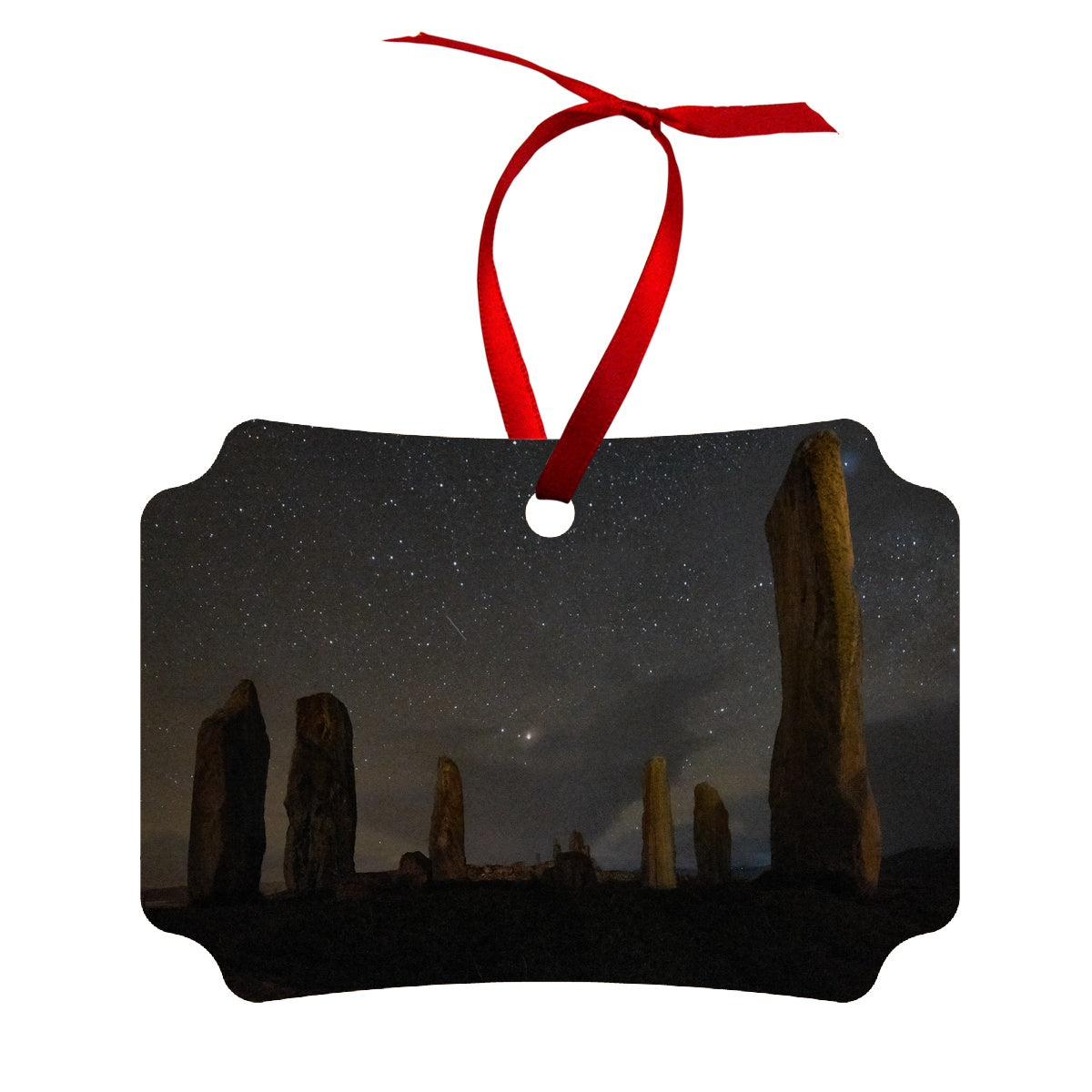 Callanish at Samhain Wood Ornament