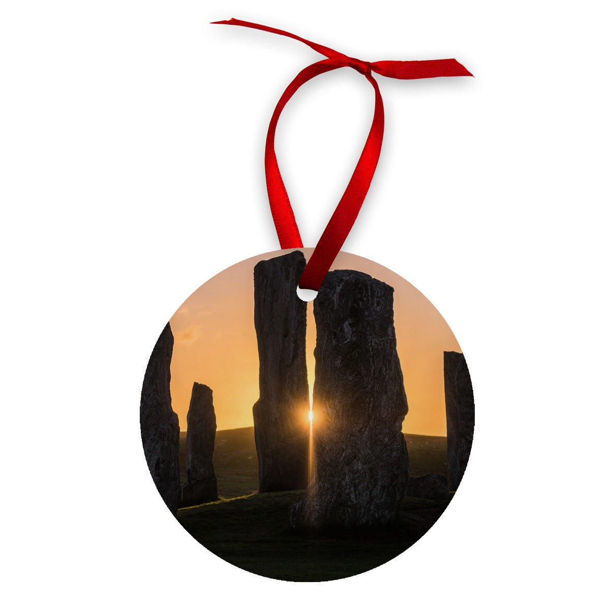 Callanish Sunset Wood Ornament