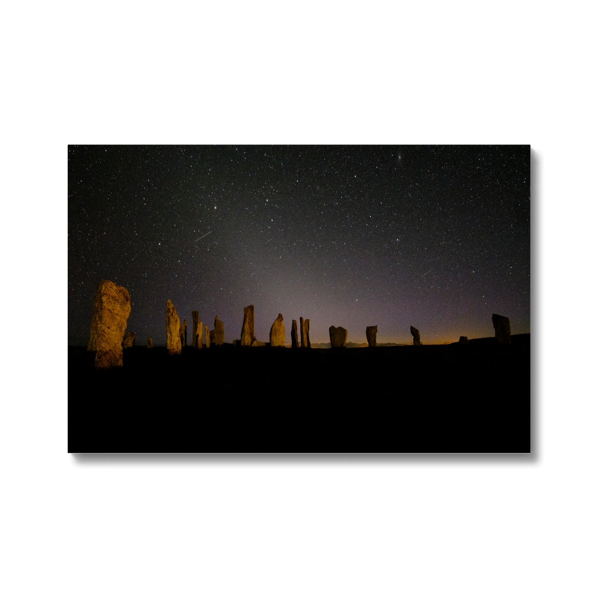 Callanish and Zodiacal light Canvas