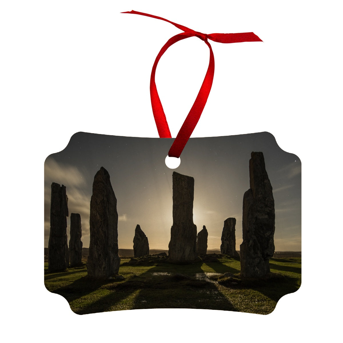 Callanish, Moonlight and Shadows Wood Ornament