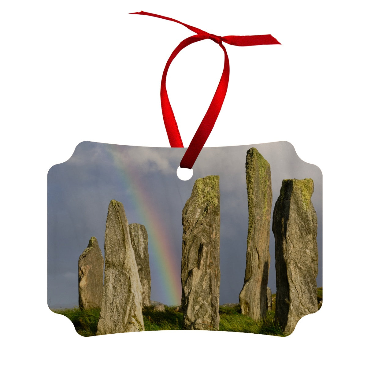 Callanish and Rainbow Wood Ornament