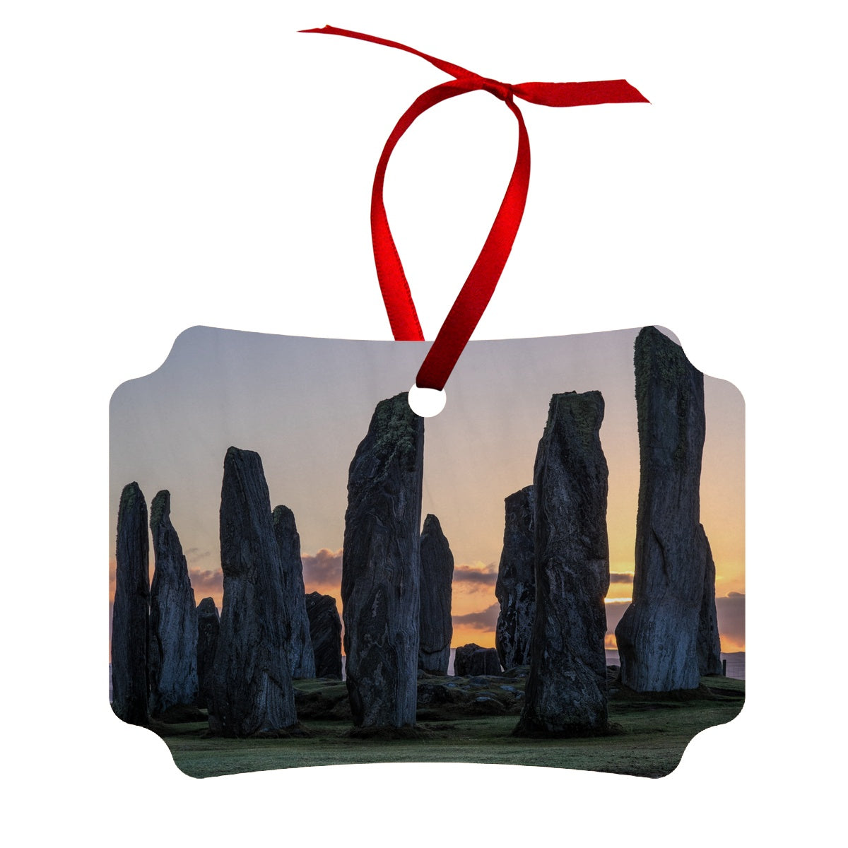 Callanish Sunrise Wood Ornament