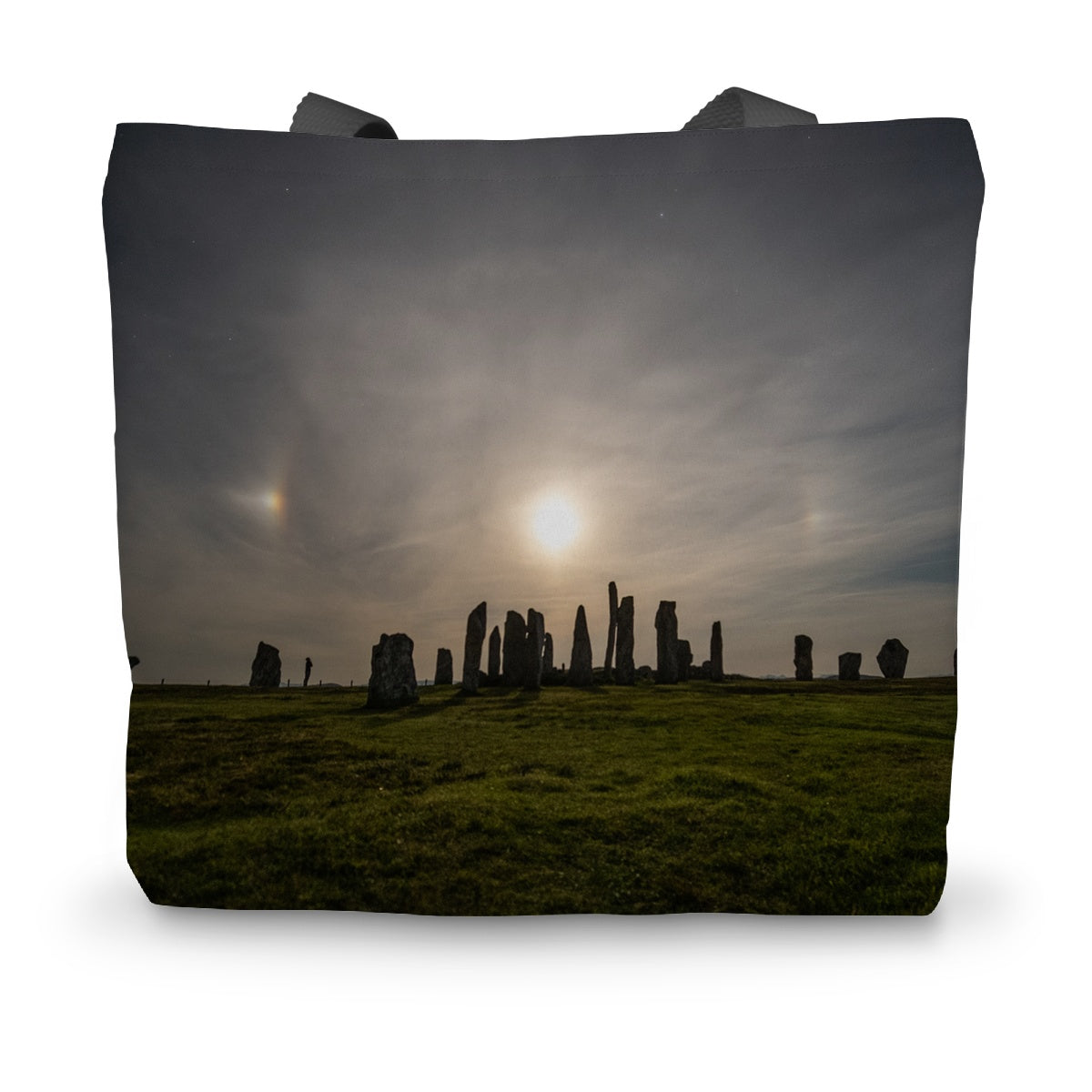 Callanish, Moon Halo and Moon Dogs Canvas Tote Bag