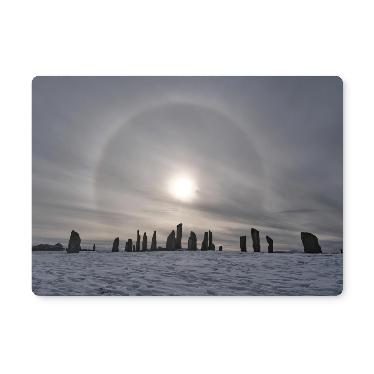Sun Halo over the Callanish Stones  Placemat