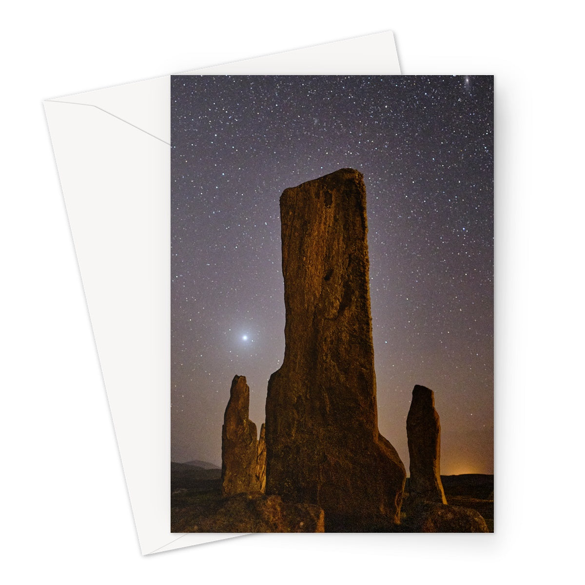 Callanish Standing Stones and Venus Greeting Card