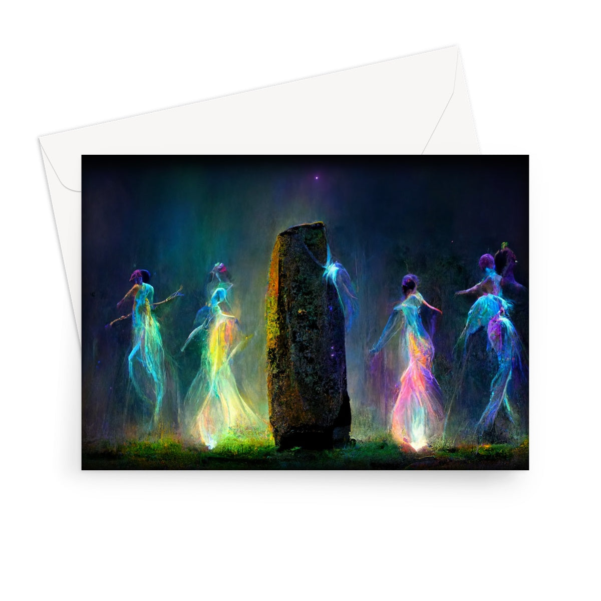 Standing Stones Fairies 9 Greeting Card
