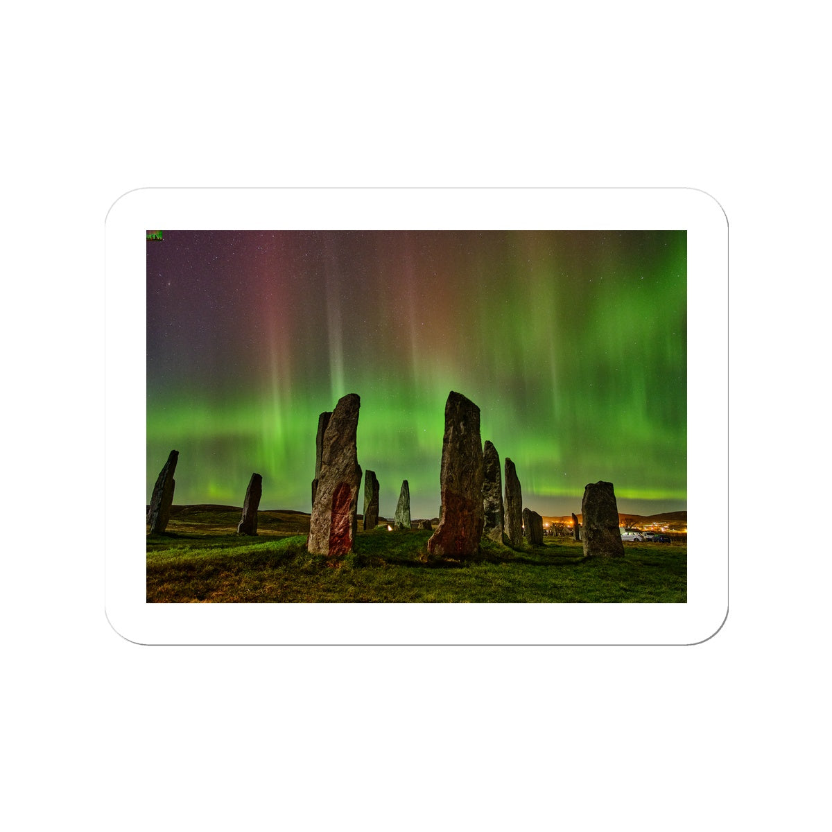 Callanish February '23 Active Aurora Sticker