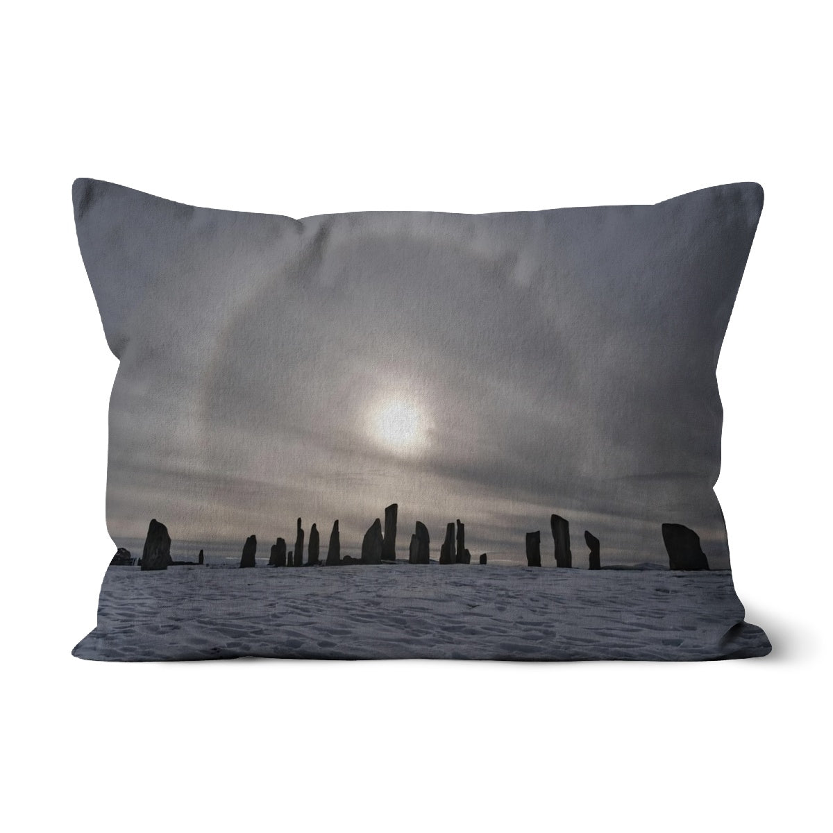 Sun Halo over the Callanish Stones  Cushion