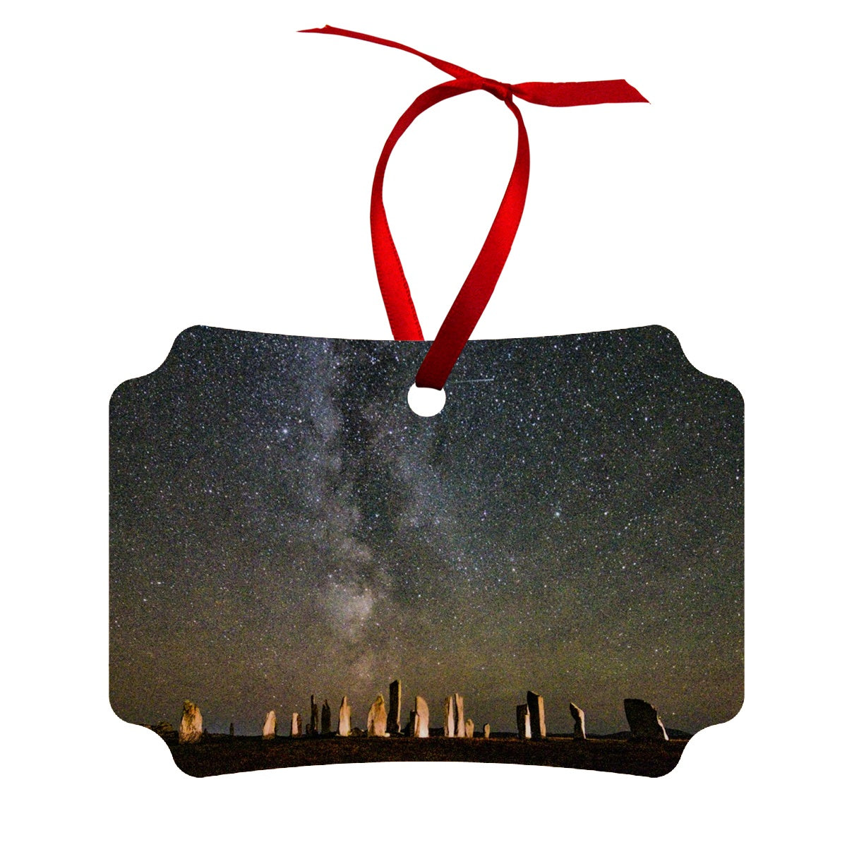 Callanish and the Milky Way  Wood Ornament