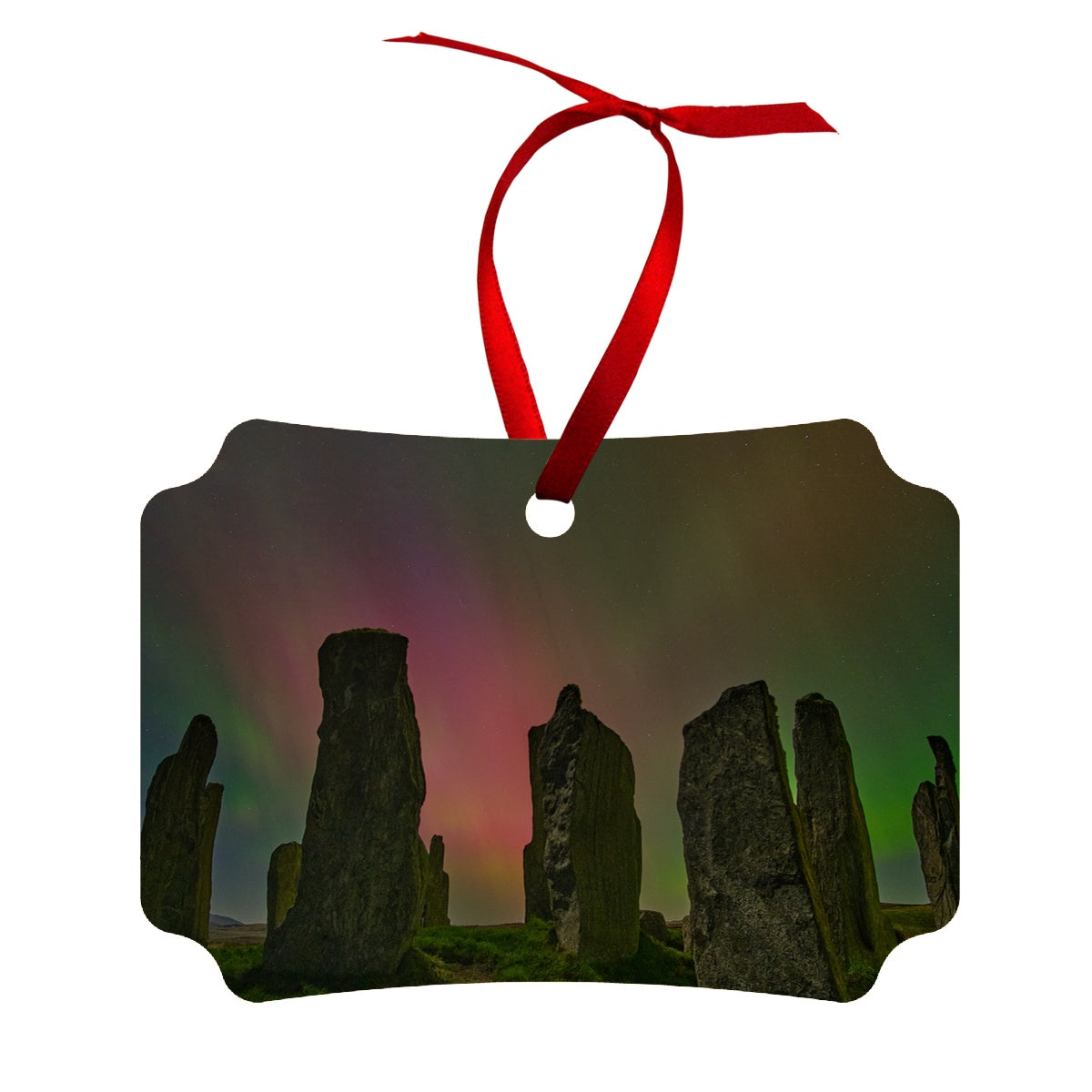Callanish February '23 Aurora Wood Ornament