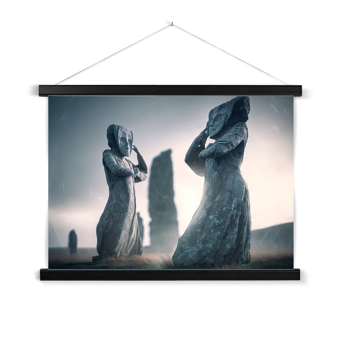 The thinkers Fine Art Print with Hanger
