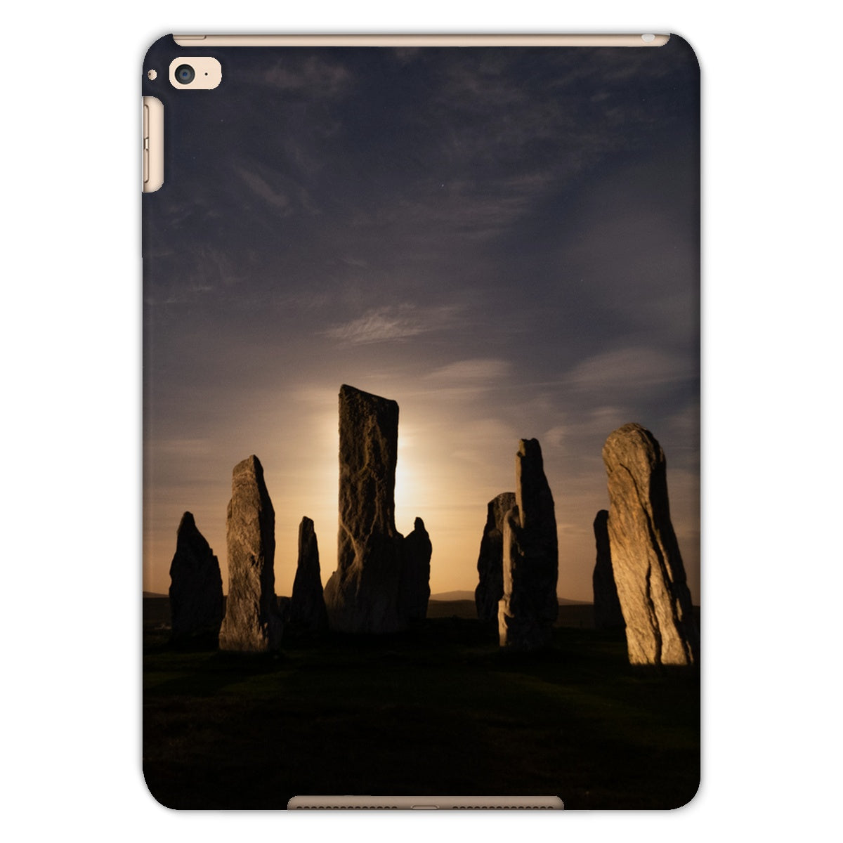 Callanish, Full Moon and Clouds Tablet Cases