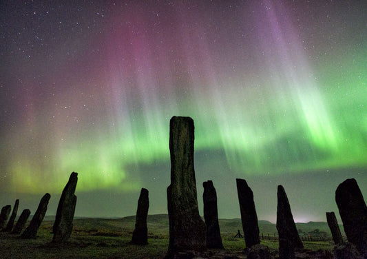 Callanish Standing Stones and Aurora - Fine Art Print