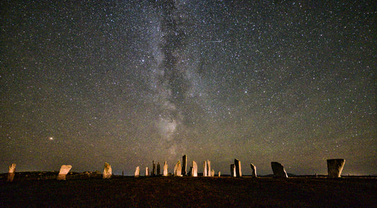 Callanish Standing Stones and Milky Way Glass chopping board