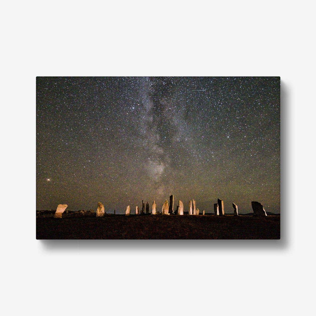 Callanish Standing Stones and the Milky Way Canvas Print