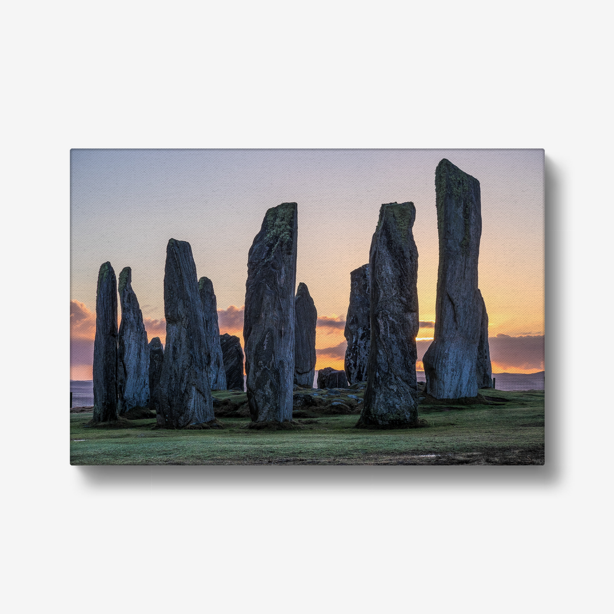 Callanish Standing Stones and Sunrise Canvas Print