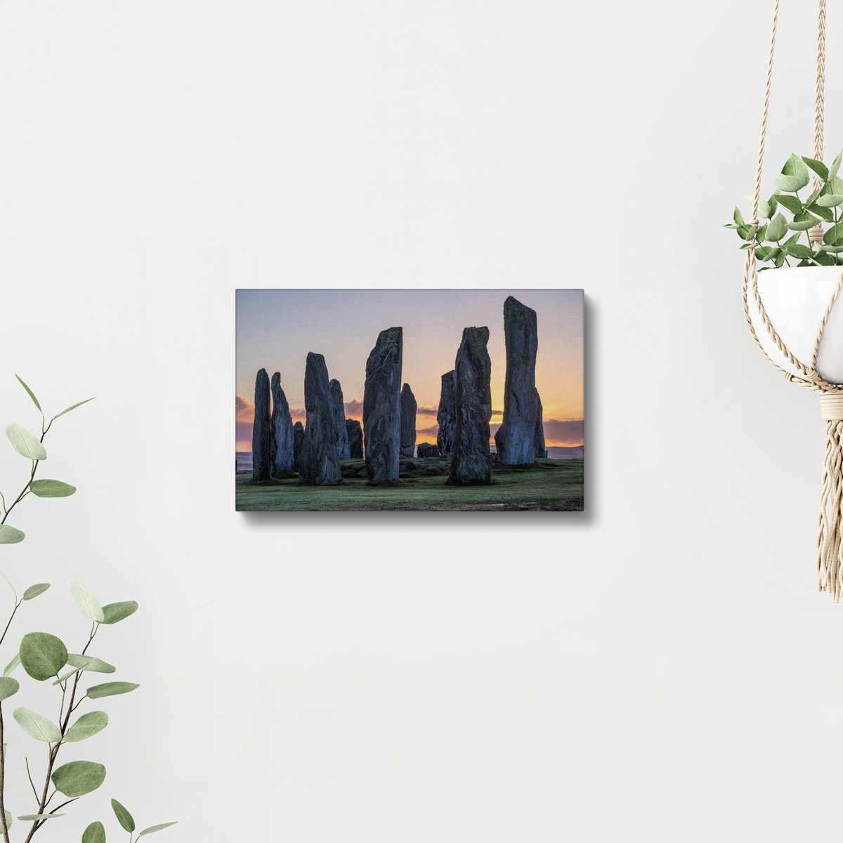 Callanish Standing Stones and Sunrise Canvas Print