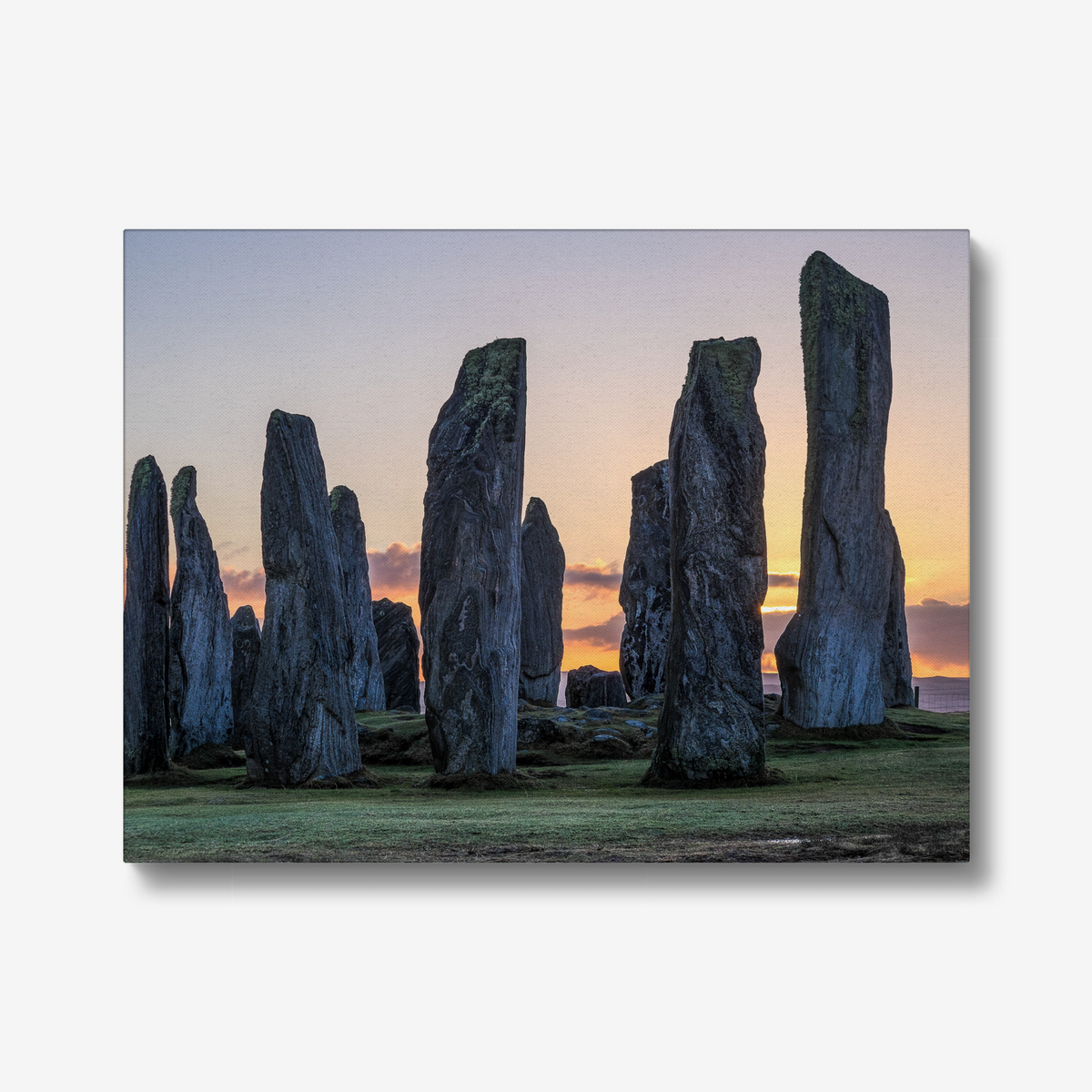 Callanish Standing Stones and Sunrise Canvas Print