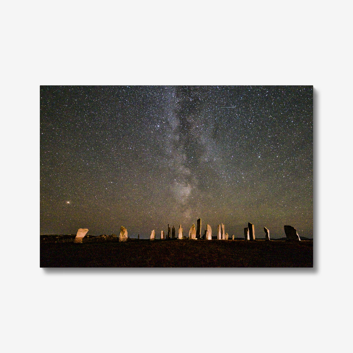 Callanish Standing Stones and the Milky Way Canvas Print