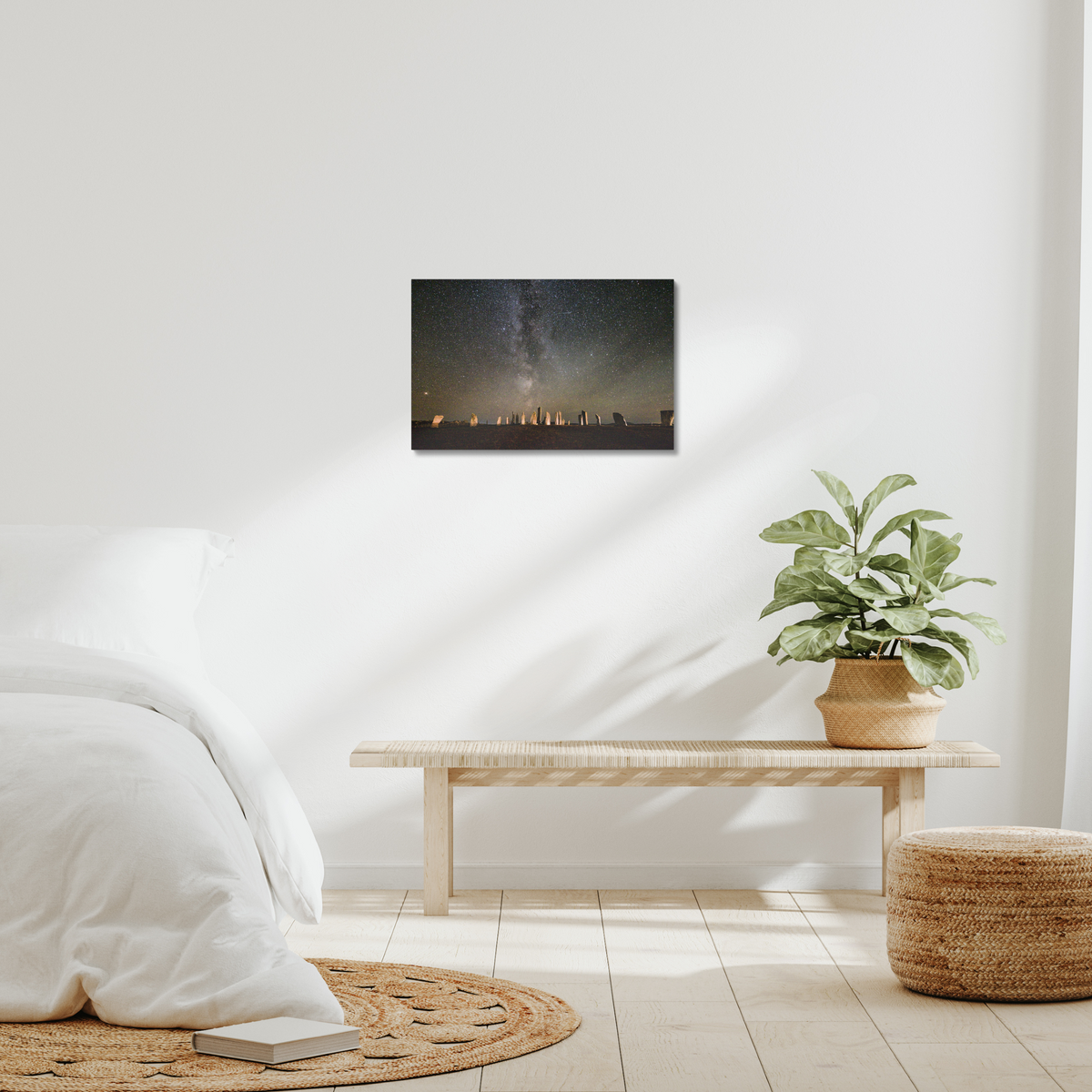 Callanish Standing Stones and the Milky Way Canvas Print