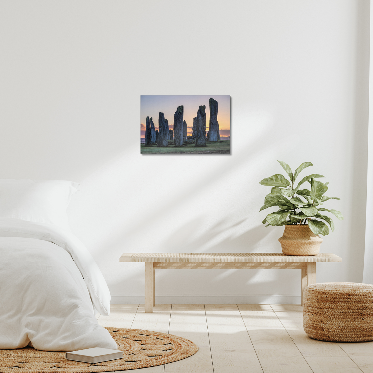 Callanish Standing Stones and Sunrise Canvas Print