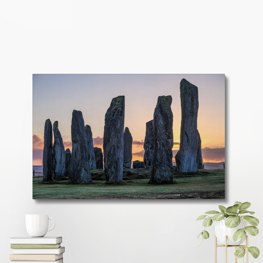 Callanish Standing Stones and Sunrise Canvas Print
