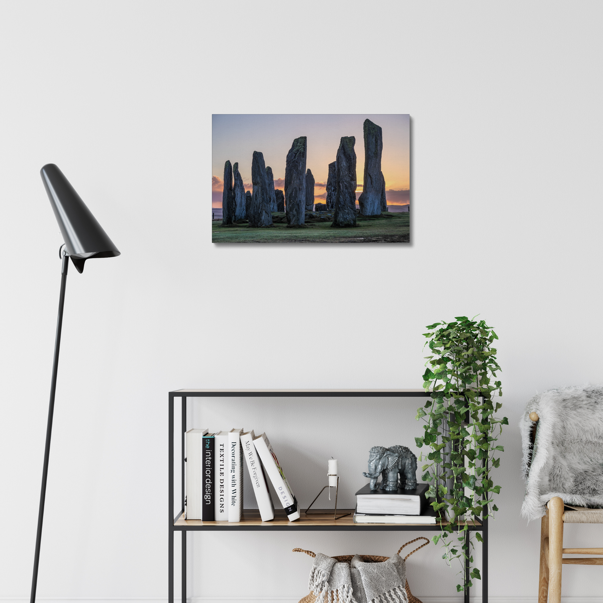 Callanish Standing Stones and Sunrise Canvas Print