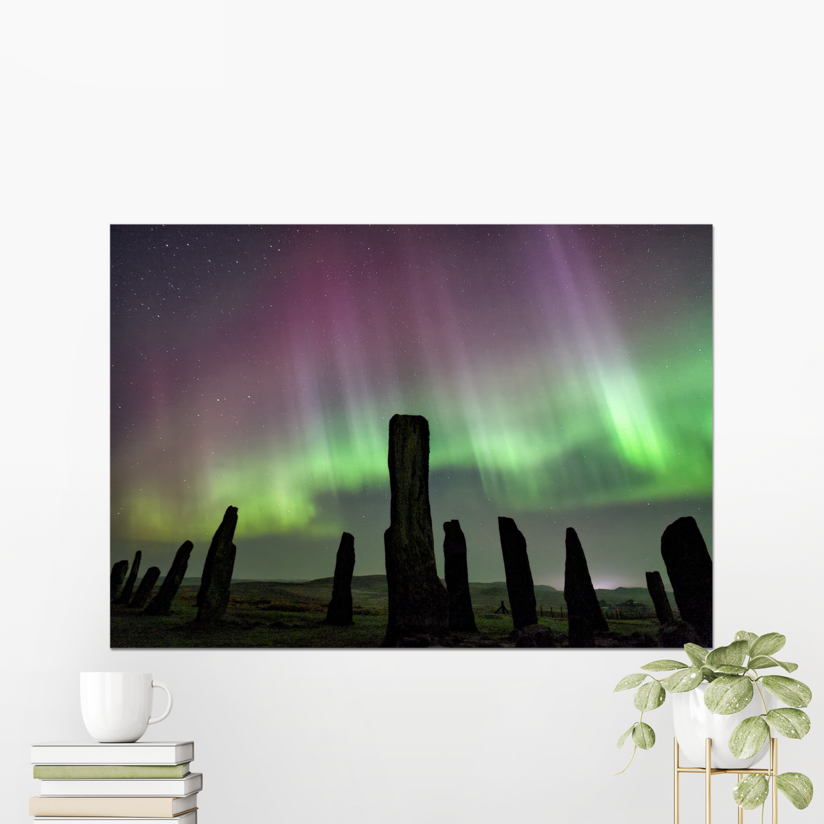 Callanish Standing Stones and Aurora - Fine Art Print