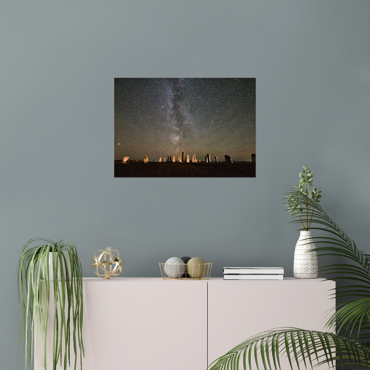 Callanish Standing Stones and the Milky way Fine art Print