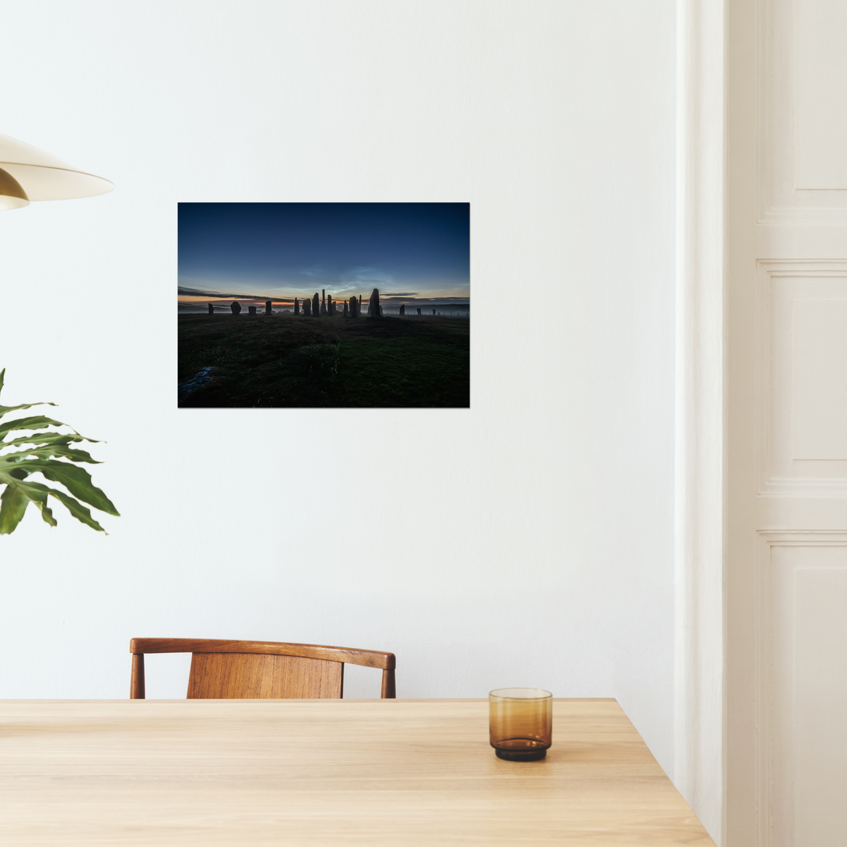 Callanish Standing Stones and Noctilucent Clouds Fine Art Print