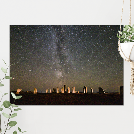 Callanish Standing Stones and the Milky way Fine art Print