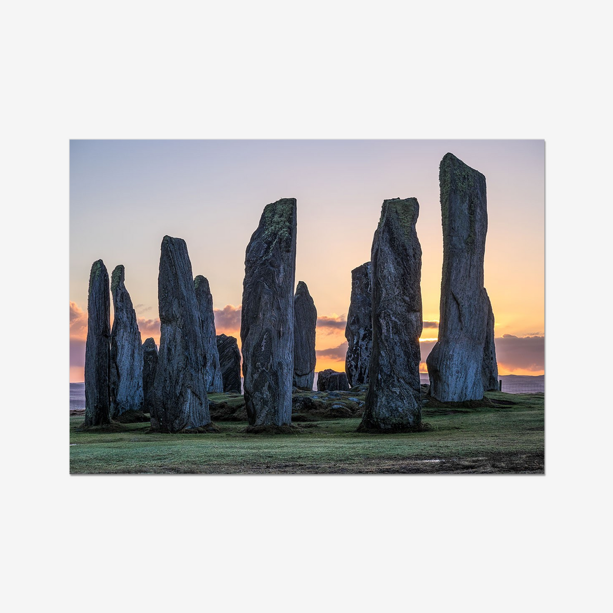 Callanish Standing Stone Sunrise - Fine art print