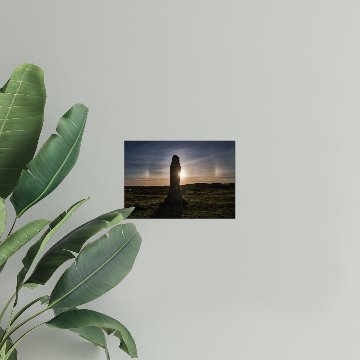Callanish Stone, Sun halo and Sundogs - Fine art print