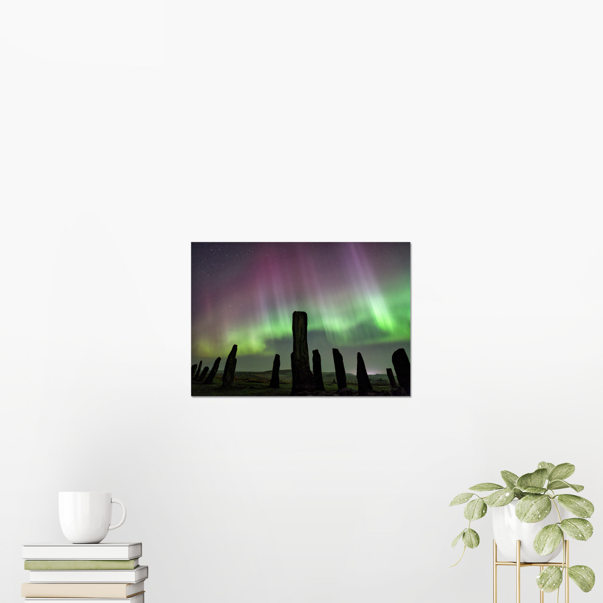 Callanish Standing Stones and Aurora - Fine Art Print