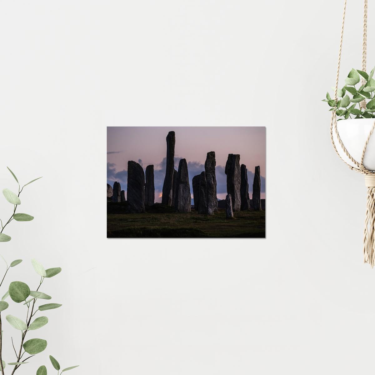 Callanish and the Southern Lunar standstill moon - Fine art print