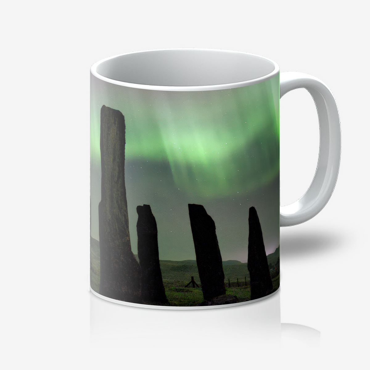 Callanish Standing Stones and Aurora Mug