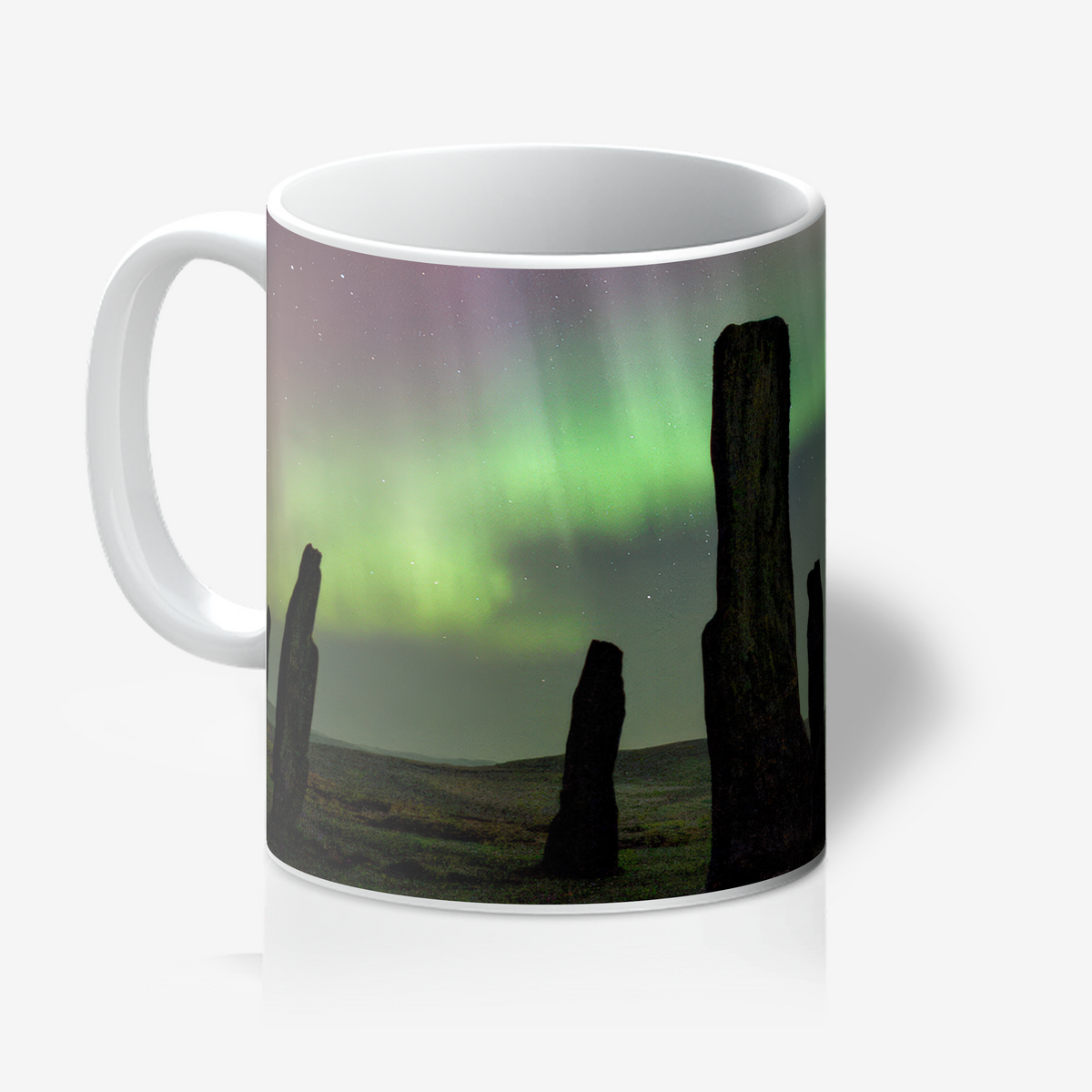 Callanish Standing Stones and Aurora Mug