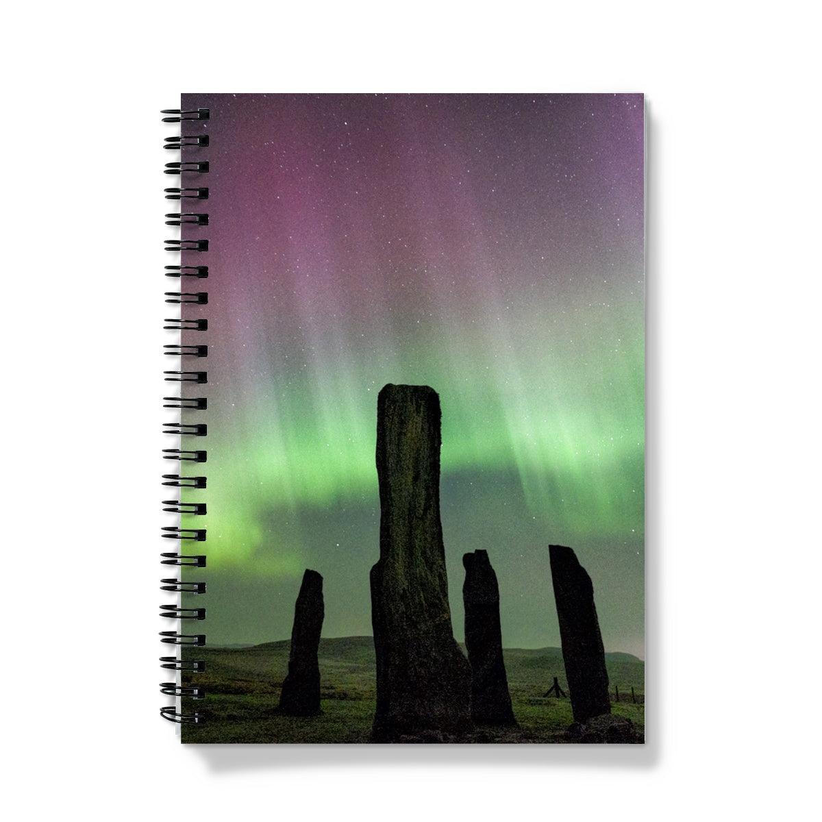 Callanish Standing Stones and Aurora Notebook