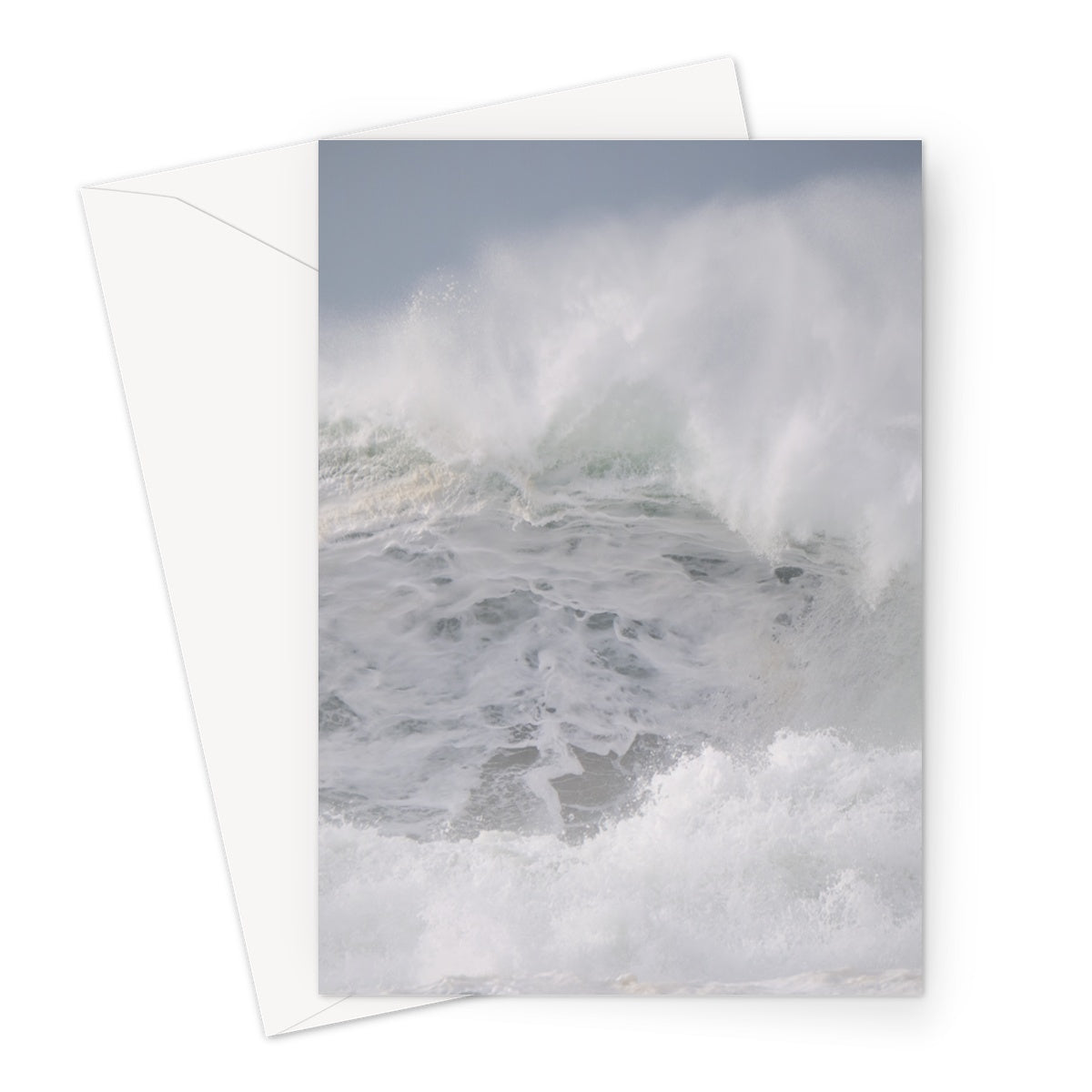 Dalbeg wild Atlantic wave Greeting Card