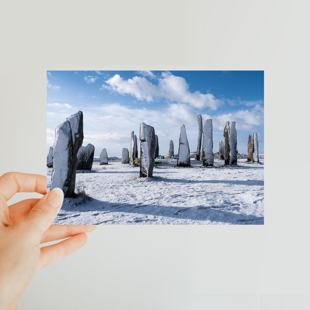Snowy Callanish Classic Postcard